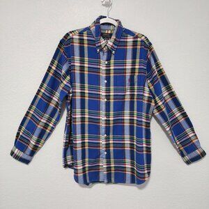 Polo Ralph Lauren Men's Shirt Size XL Multicolor Plaid Flannel Long Sleeve